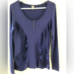 Deep Purple mixed media  Blouse